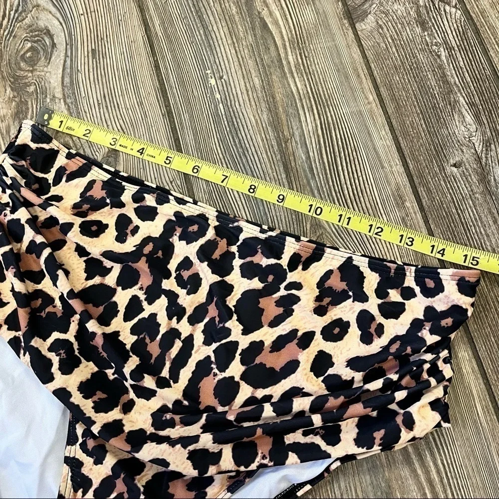 CHEETAH Print Bikini Bottoms XXL Animal Leopard Swimsuit